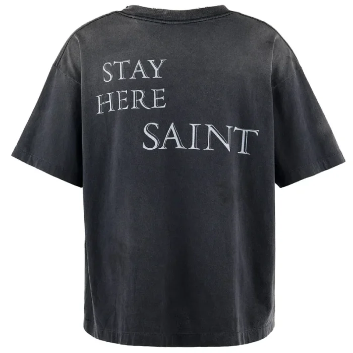 Black SAINT Mxxxxxx × Star Wars Stay Here Short Sleeve Tee