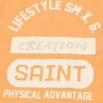 Orange Saint Michael Lifestlye SMX6 Shorts