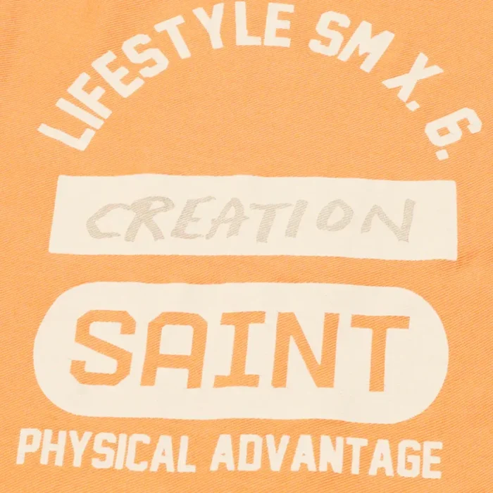 Orange Saint Michael Lifestlye SMX6 Shorts