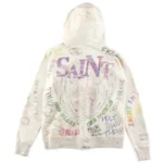 Beige Saint Michael Aged Graffiti Hoodie