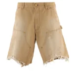 Beige Saint Mxxxxxx Double Knee Shorts