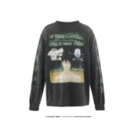 Black GHOST IN THE SHELL x SAINT Mxxxxxx Long Sleeve T-shirt