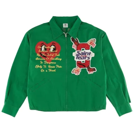 Green Saint Mxxxxxx x Denim Tears Swing Top Zip-Up Jacket
