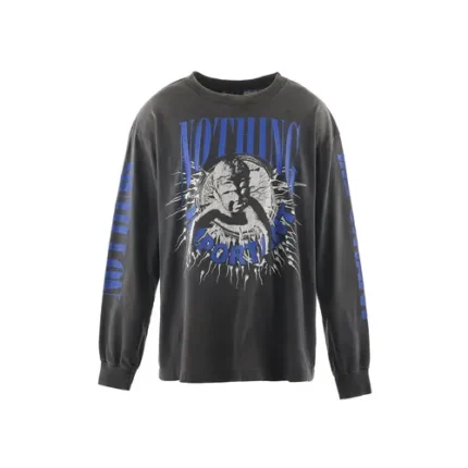 Black KOSUKE KAWAMURA x SAINT Mxxxxxx NOTHING IMPORTANT Long Sleeve T-shirt