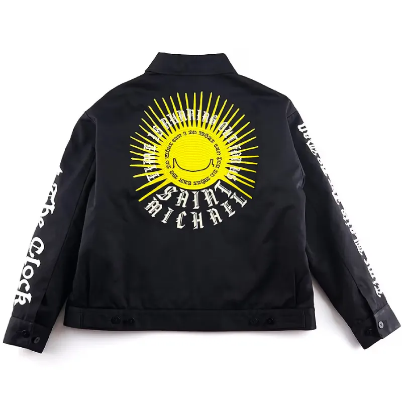 Black Saint Michael x Readymade x Dickies Zip-Up Work Jacket