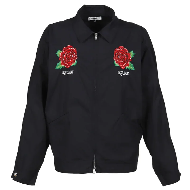 Black SAINT Mxxxxxx × LASTMAN Last Saint Zip-Up Jacket Black SAINT Mxxxxxx × LASTMAN Last Saint Zip-Up Jacket