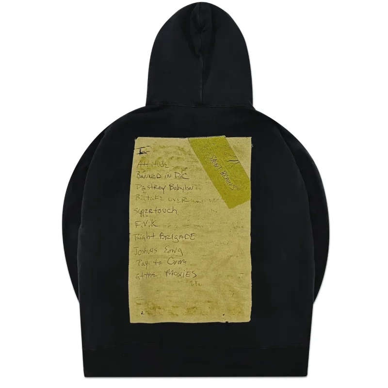 Black SAINT Mxxxxxx X Black Dots Attitude Hoodie