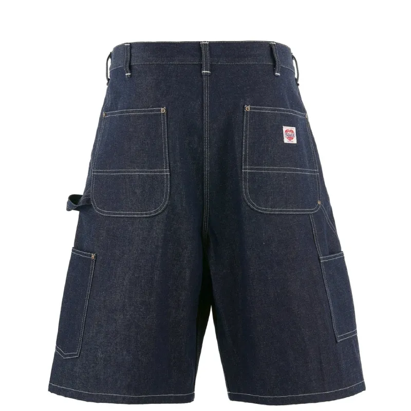 Rigid Blue Saint Mxxxxxx Denim Double Knee Short