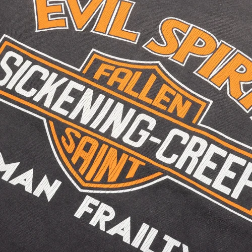 Black Saint Michael Evil Spilit L/S Tee