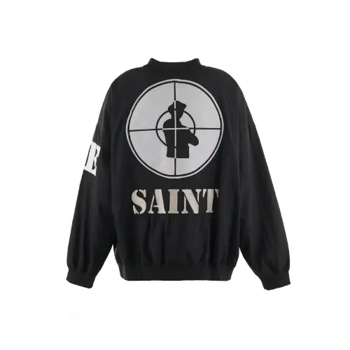 Black Saint Michael x Public Enemy Nylon Pullover