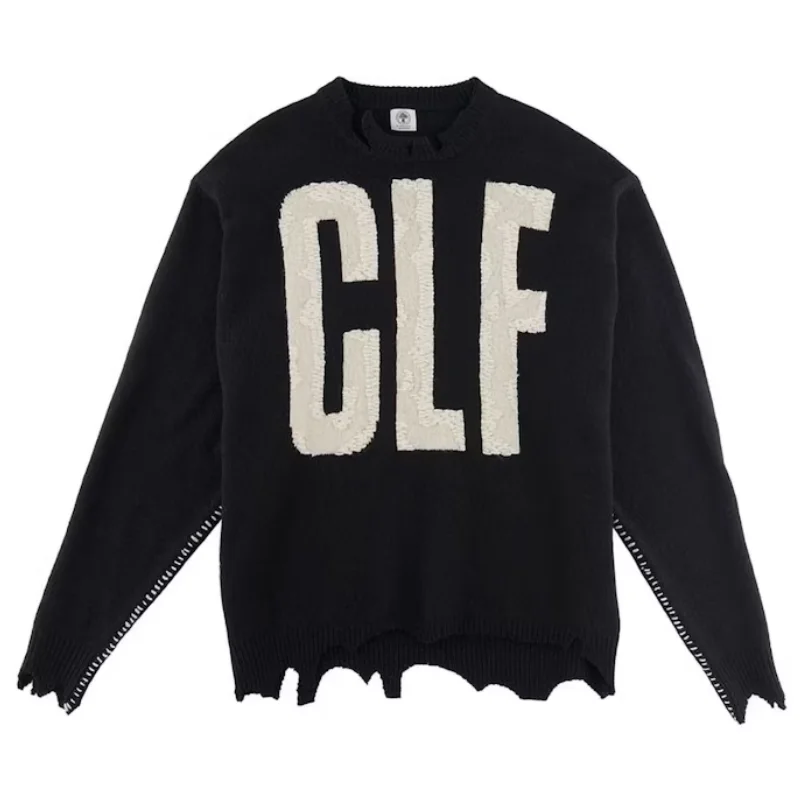 Vintage Black Saint Mxxxxxx x VLONE CLF Knit Sweater