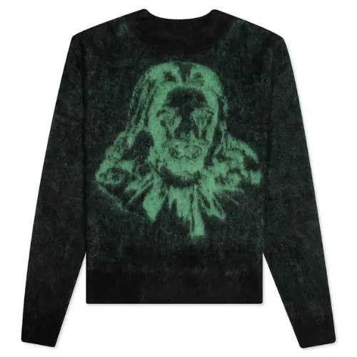 Black Saint Michael X Raised X Born Clown Knit Black Saint Michael X Raised X Born Clown Knit