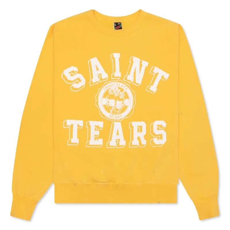 Vintage Yellow Saint Mxxxxxx Saint Angels Sweatshirt