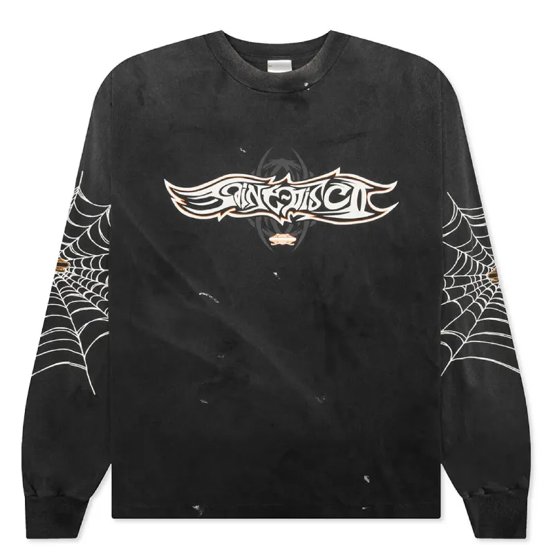 Black Saint Michael X Teflon Disco Mx6 Saint Disco Insanity LS Tee