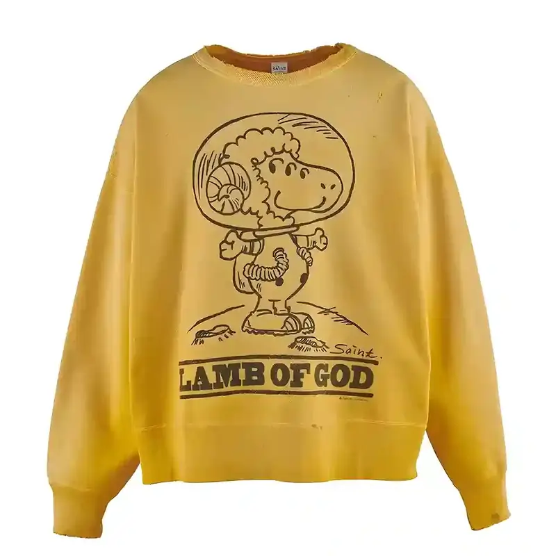 Yellow Saint Of GD Sweatshirt Yellow Saint Of GD Sweatshirt