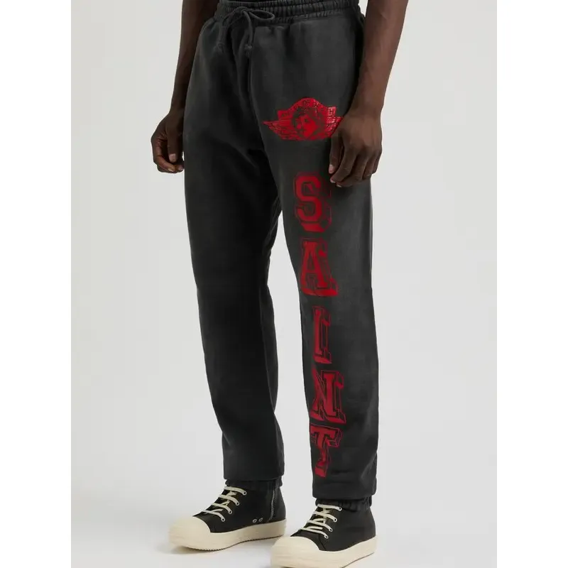 Black Saint Mxxxxxx Angel of Death Cotton Sweatpants