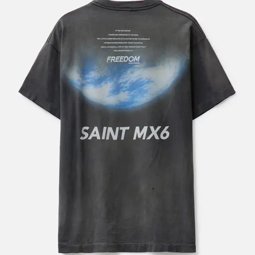 Black Saint Michael x Freedom T-shirt