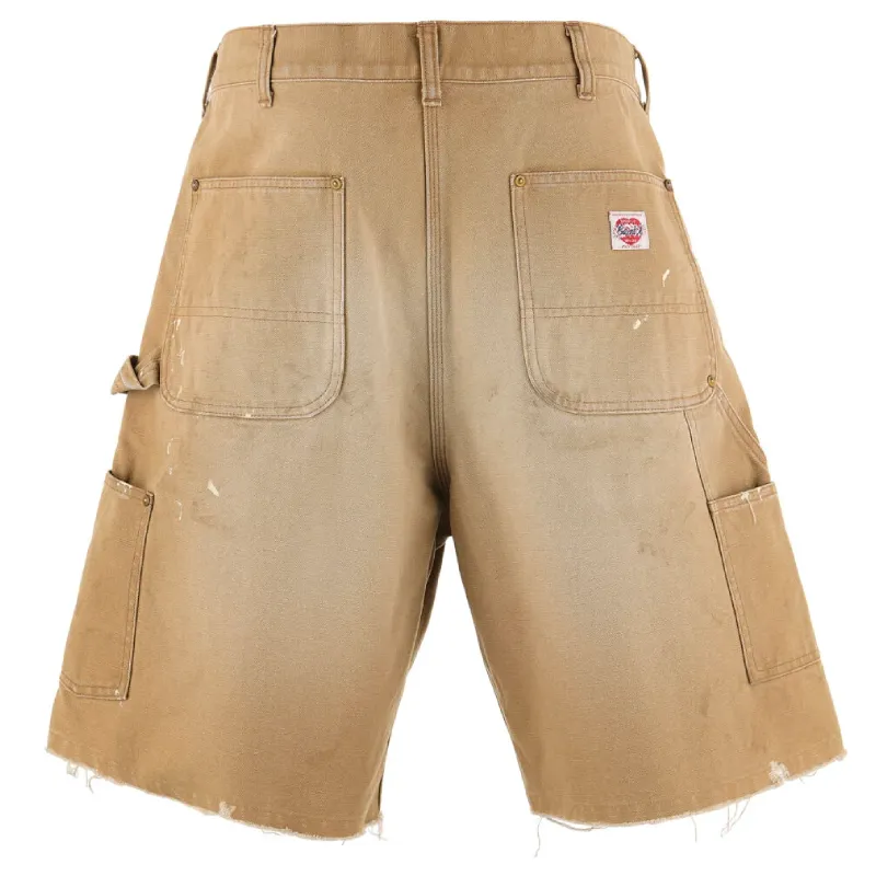 Beige Saint Mxxxxxx Double Knee Shorts