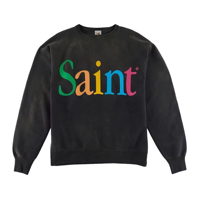 Black Saint Mxxxxxx Colorful Saint Sweatshirt