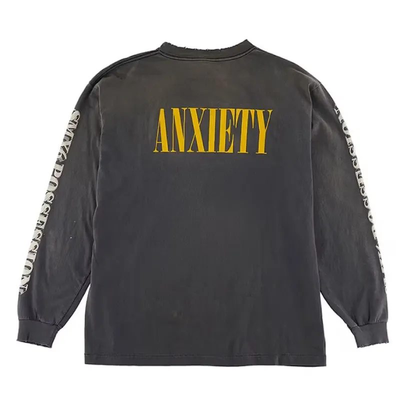 Black Saint Mxxxxxx Dollar Anxiety Long Sleeve Tee