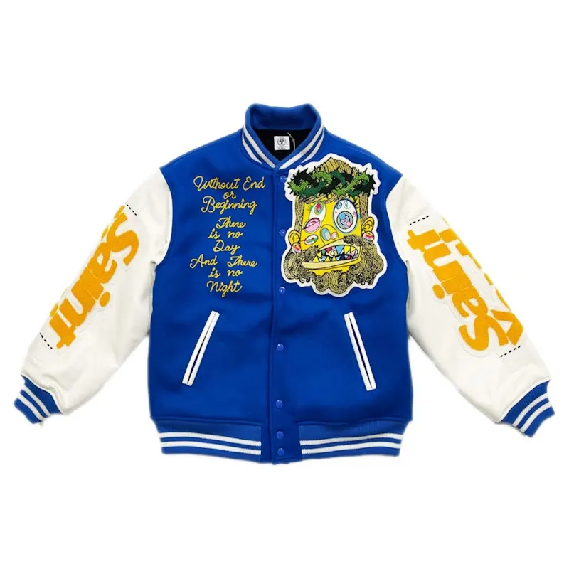 Blue Saint Mxxxxxx x Takashi Murakami Stadium Jacket