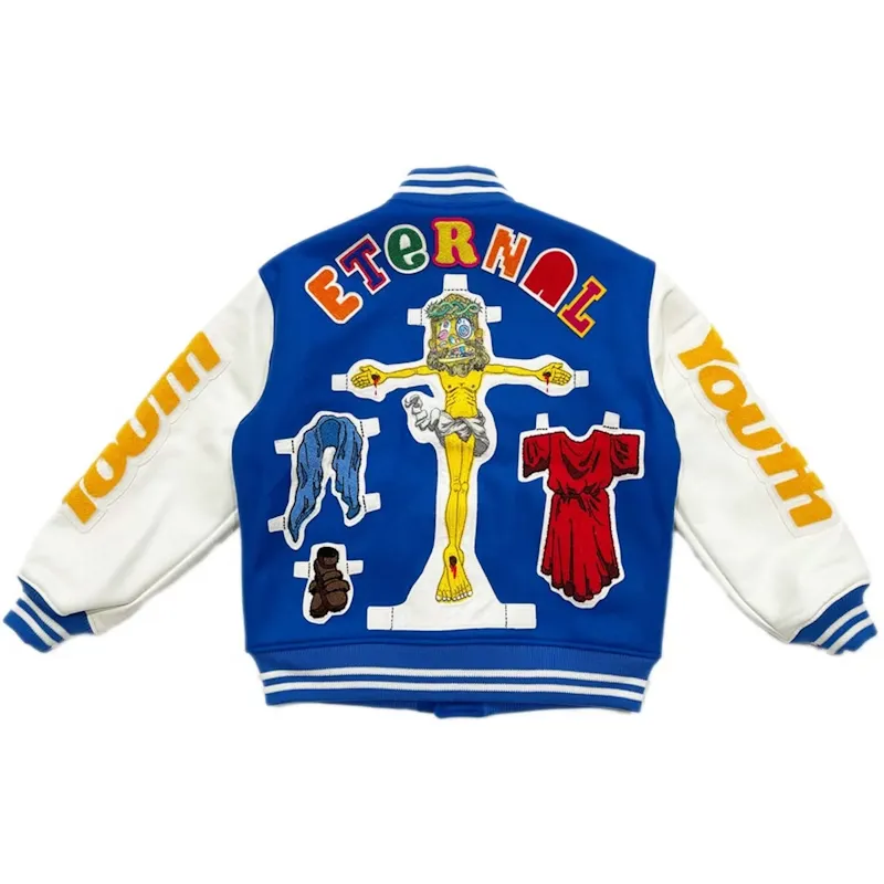 Blue Saint Mxxxxxx x Takashi Murakami Stadium Jacket