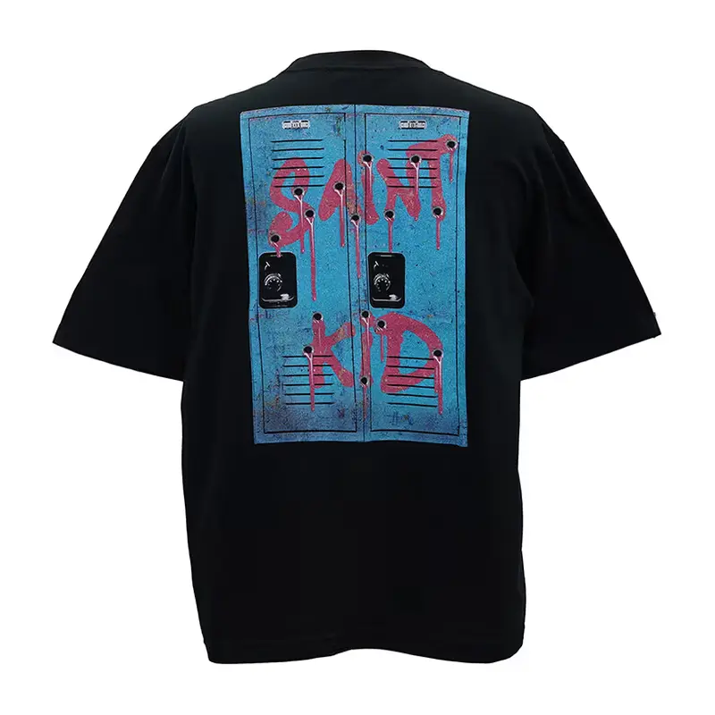 Black SAINT Mxxxxxx × Kid LAROI SAINT Kid Short Sleeve Tee