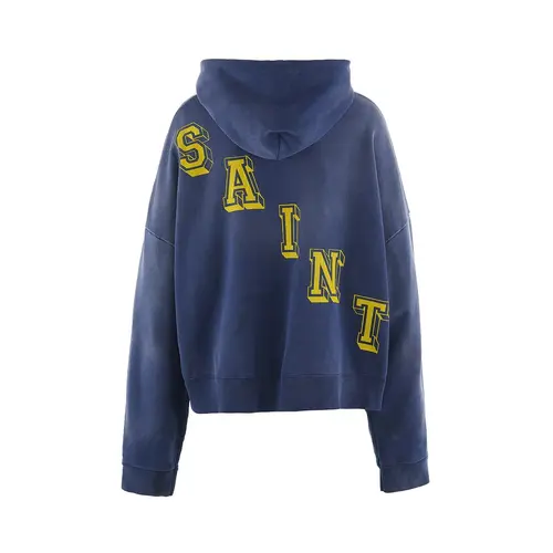 Navy Saint Michael Angel Hoodie