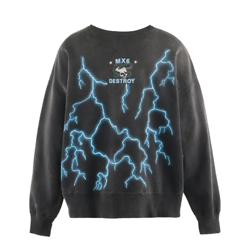 Black SAINT Mxxxxxx MEDUSA Crewneck Sweatshirt