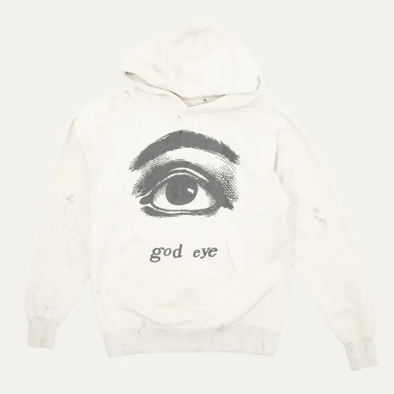 White Saint Mxxxxxx God Eye Pullover Hoodie