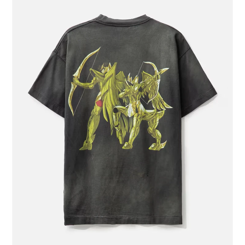 Black Saint Mxxxxxx × Saint Seiya Short Sleeve T-shirt