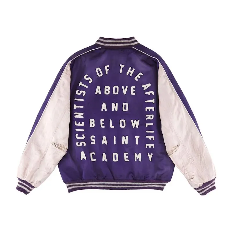 Navy/Purple Saint Mxxxxxx x Shermer Academy Sukajan Jackets