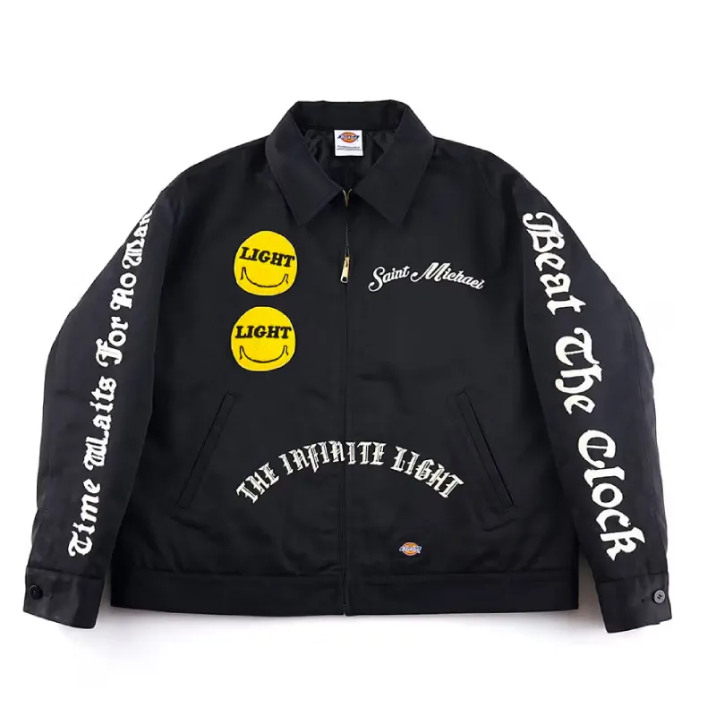 Black Saint Michael x Readymade x Dickies Zip-Up Work Jacket Black Saint Michael x Readymade x Dickies Zip-Up Work Jacket