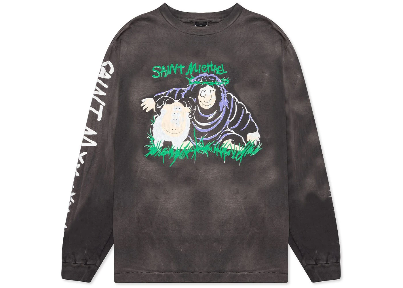 Black Saint Michael Sheep Gorilla L/S T-shirt Black Saint Michael Sheep Gorilla L/S T-shirt
