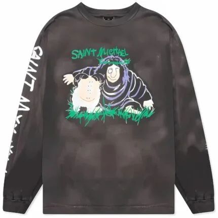 Saint Michael Long Sleeves | Tee Premium Cotton Fabrics